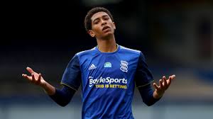Jude Bellingham playing for Birmingham City