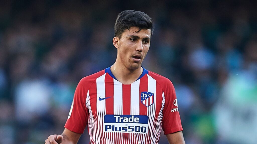 Rodri during his time at Atlético Madrid's youth academy