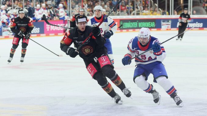 Eishockey-Länderspiel Deutschland gegen USA
